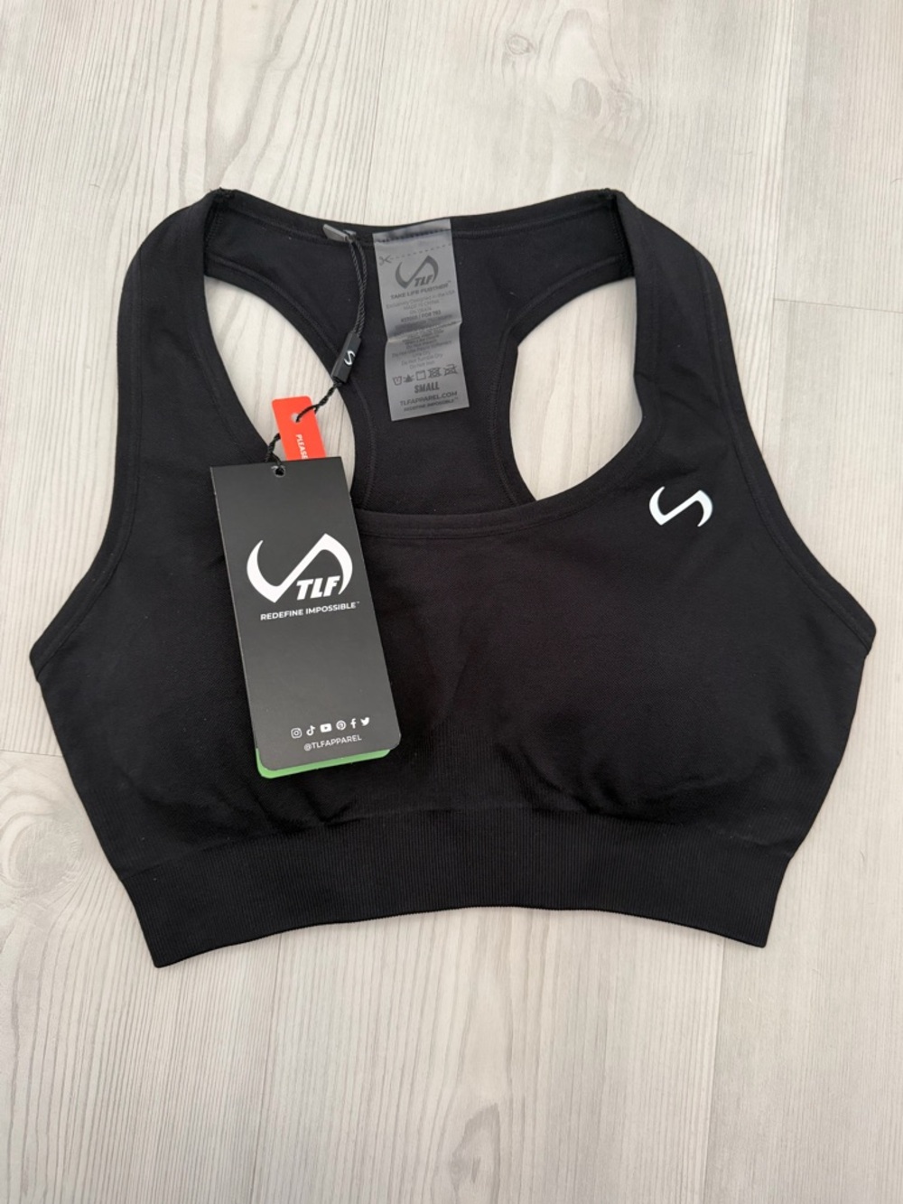 TLF Apparel Sports Bra, Size Small